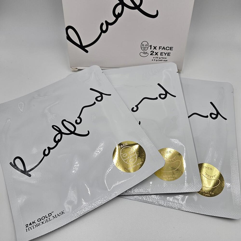 Victoria Radford 24k Gold Multipack 1x Face 2x Eye Mask Exp 6/23